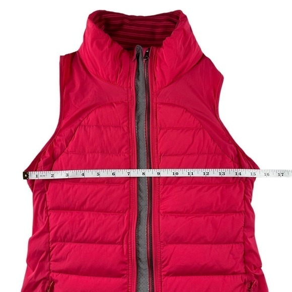Lululemon Fluffed Up Vest Boom Juice / Bleached Coral Women’s Size 4 #W4E57S - Picture 7 of 9